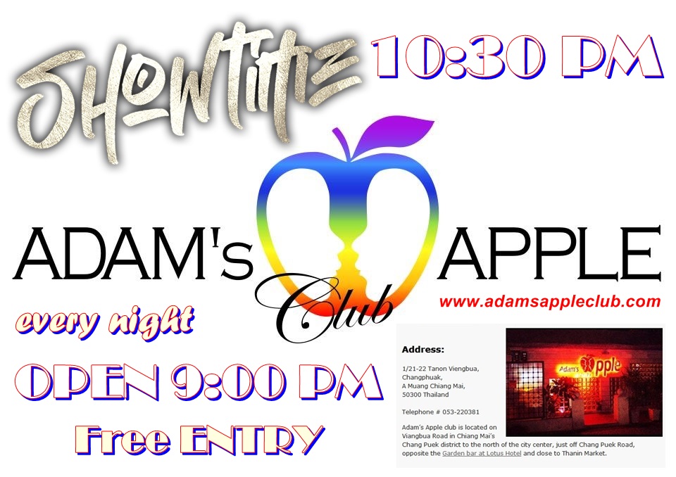 Showtime 10:30 PM Adams Apple Club