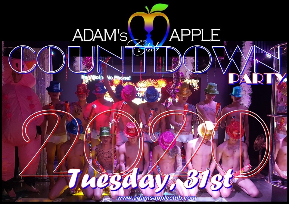 Silvester 2020 Party Adams Apple Club