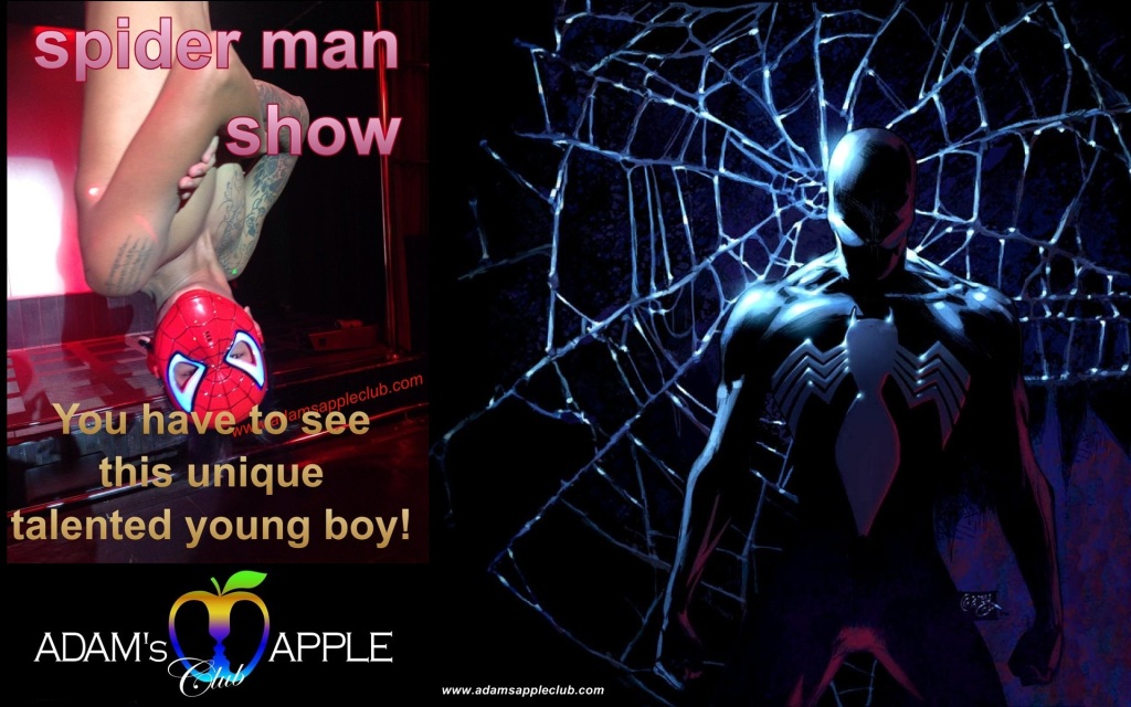Spider-Man Show Adams Apple Gay Club Chiang Mai
