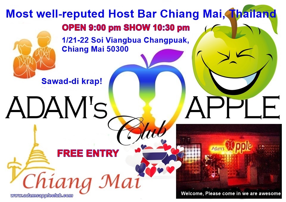 Host Bar Chiang Mai Adams Apple Club Thailand
