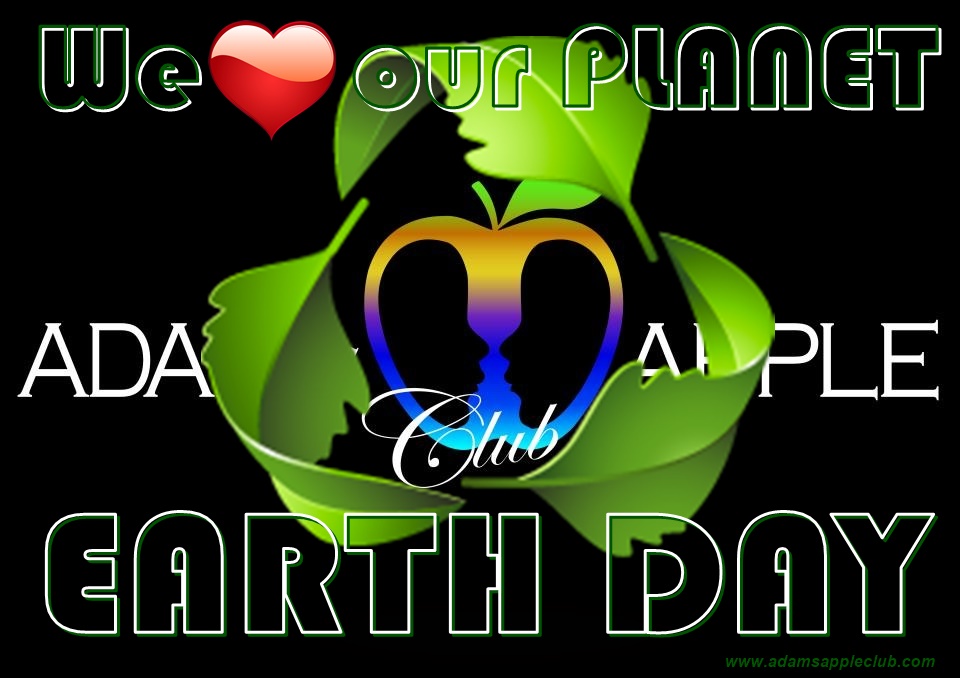 Earth Day 2021 - We love our planet Adams Apple Gay Club Chiang Mai Host Bar Adult Entertainment Nightclub Ladyboy Liveshow Asian Boys Go-Go Bar