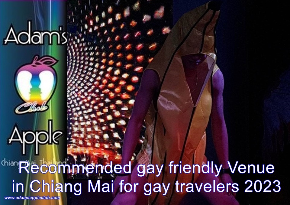Gay friendly Venue 2023 in Chiang Mai Adams Apple Club for gay travelers 2023